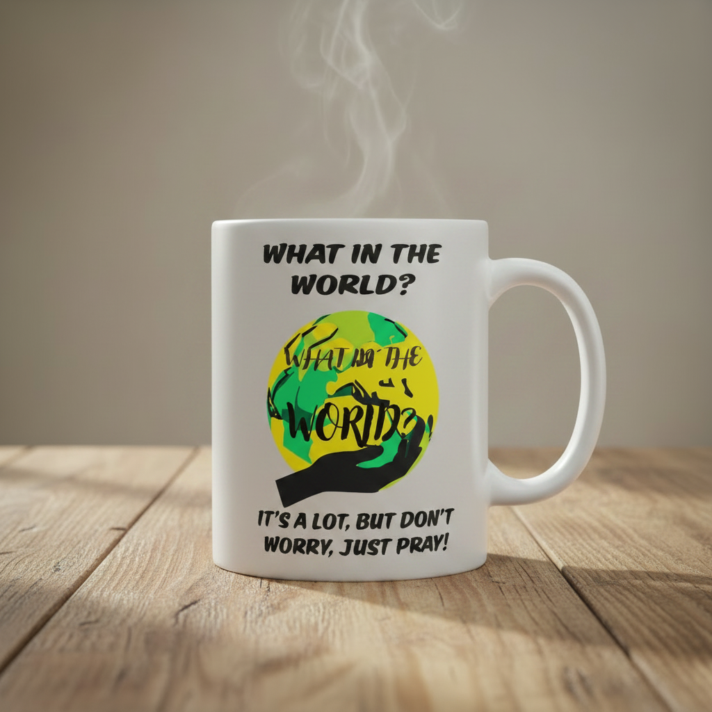 What and the world coffee mugs
