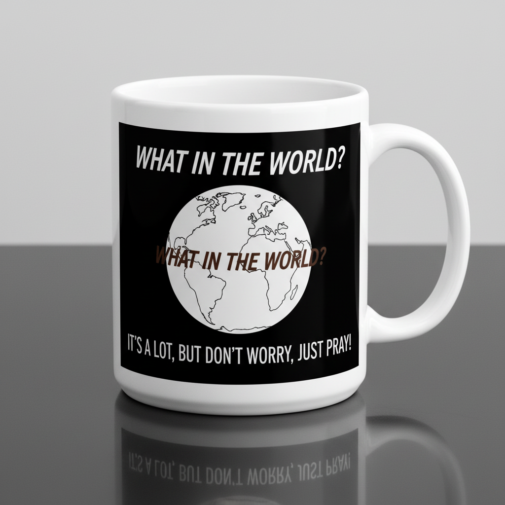 What and the world coffee mugs