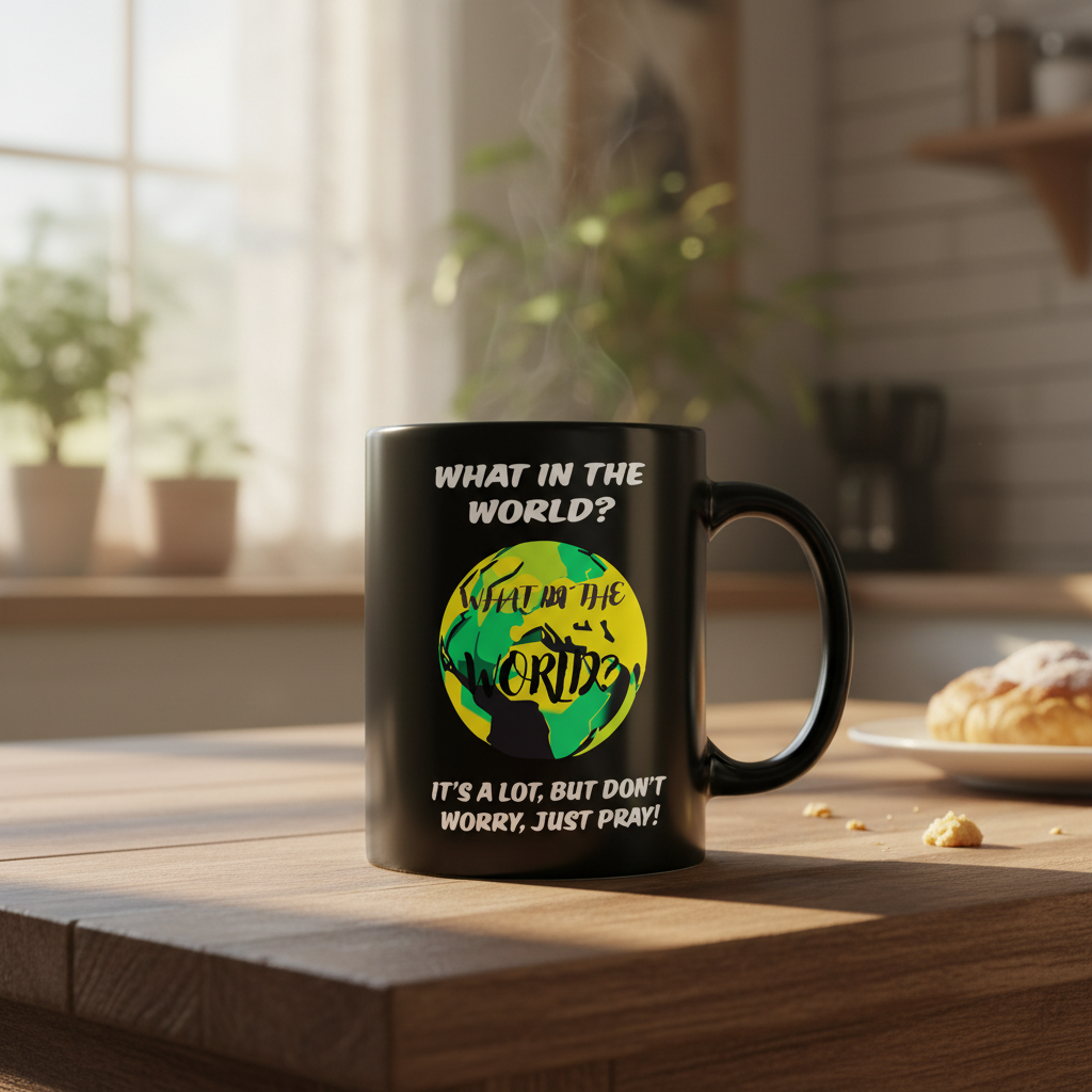 What and the world coffee mugs