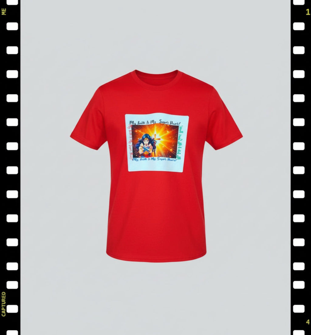 My faith is my super power short sleeve t-shirt