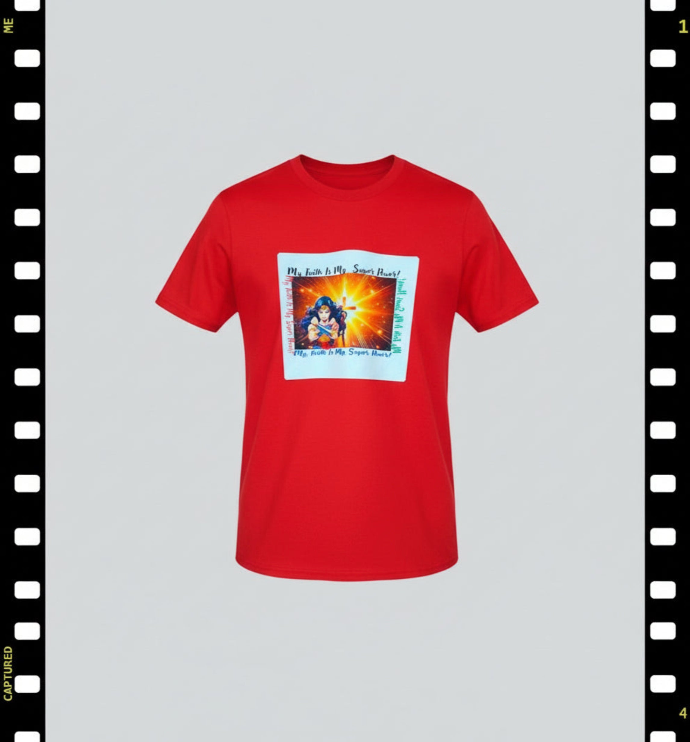 My faith is my super power short sleeve t-shirt