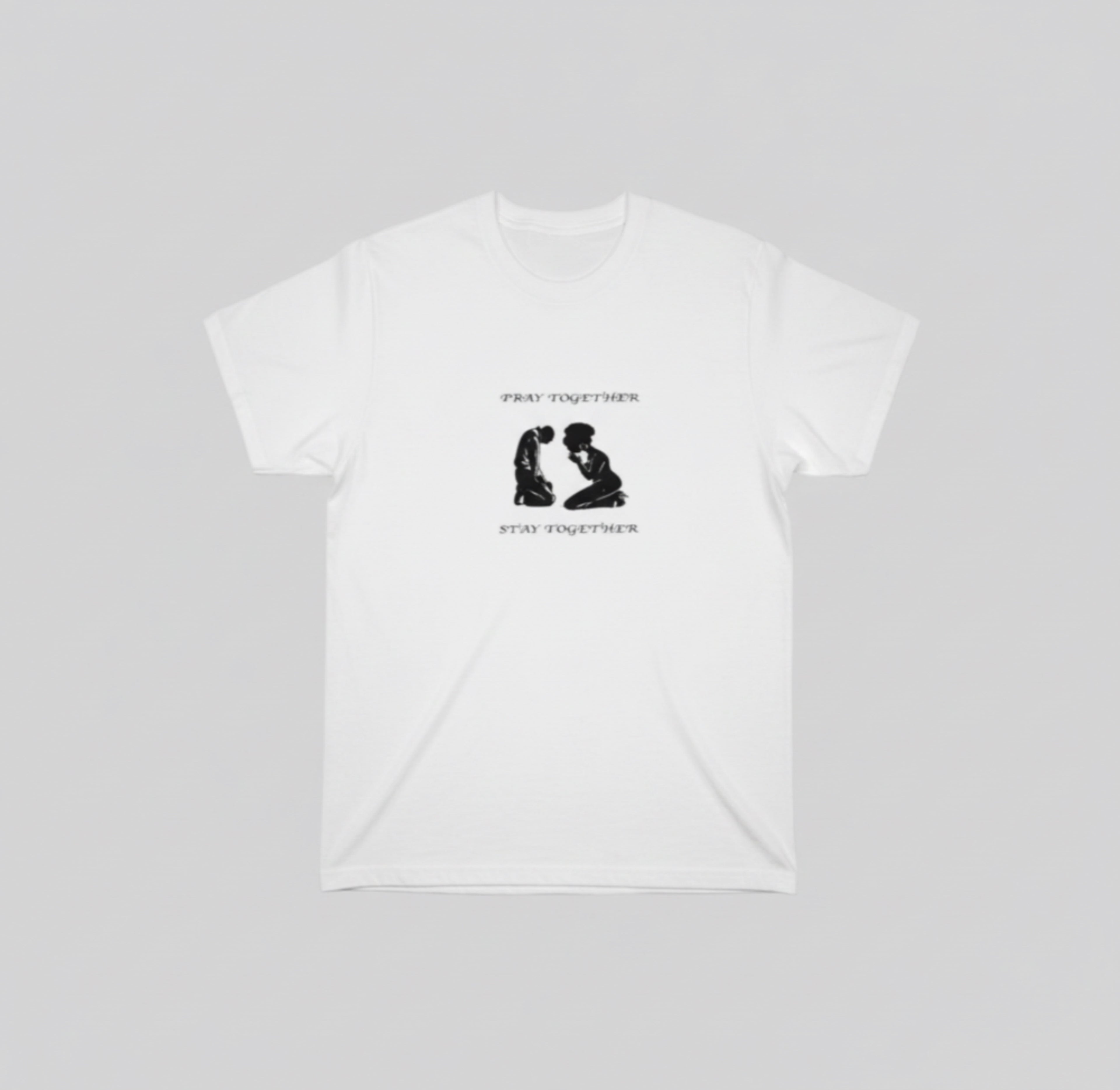 Pray Together White unisex T-shirt