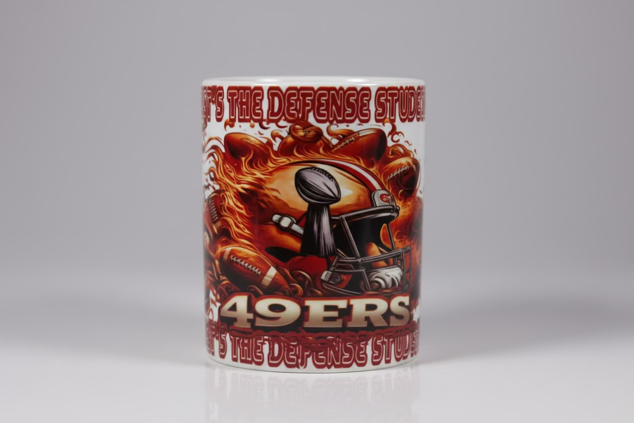 IT'S The Defense Stupid Coffee Mug 49ers