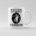 It's The Defense Stupid Basketball spurs coffee mug