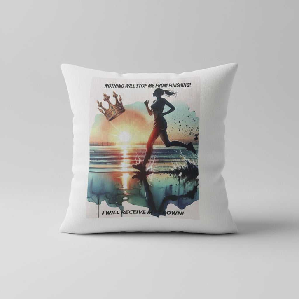 I will not rest throw pillow