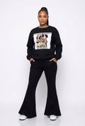 Warriors Over Sized sweatshirt  set